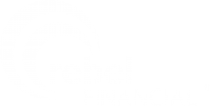 rebel Financial white logo no tagline